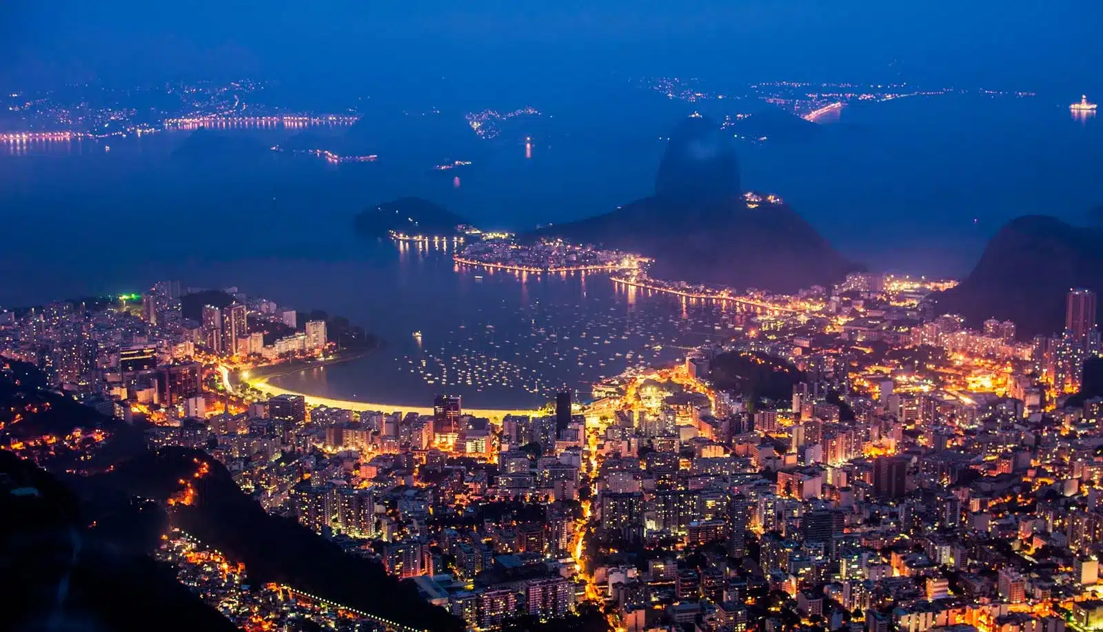 Night View of Rio de Janerio