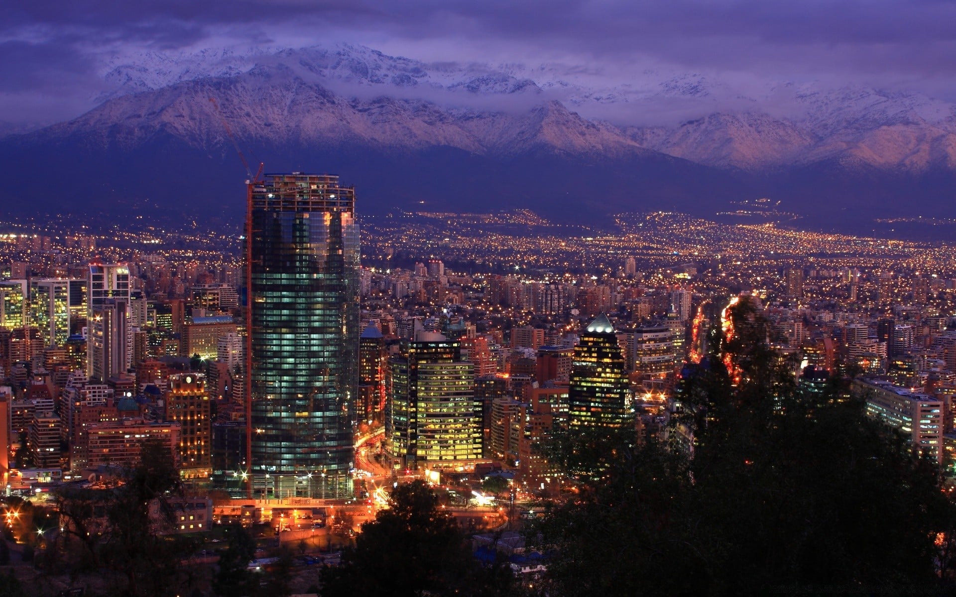 Santiago at Night