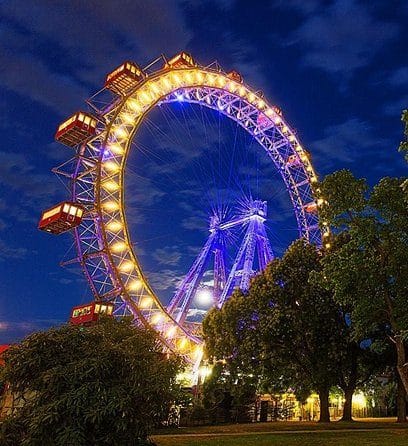 Prater Park and Giant Ferris Wheel