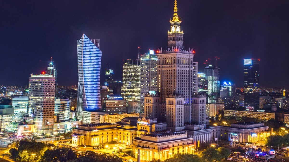 Warsaw at Night